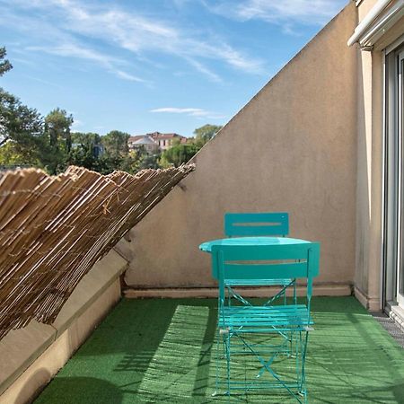 شقة Studio Terrasse Montpellier - Parking Prive - Proche Ligne 1 المظهر الخارجي الصورة